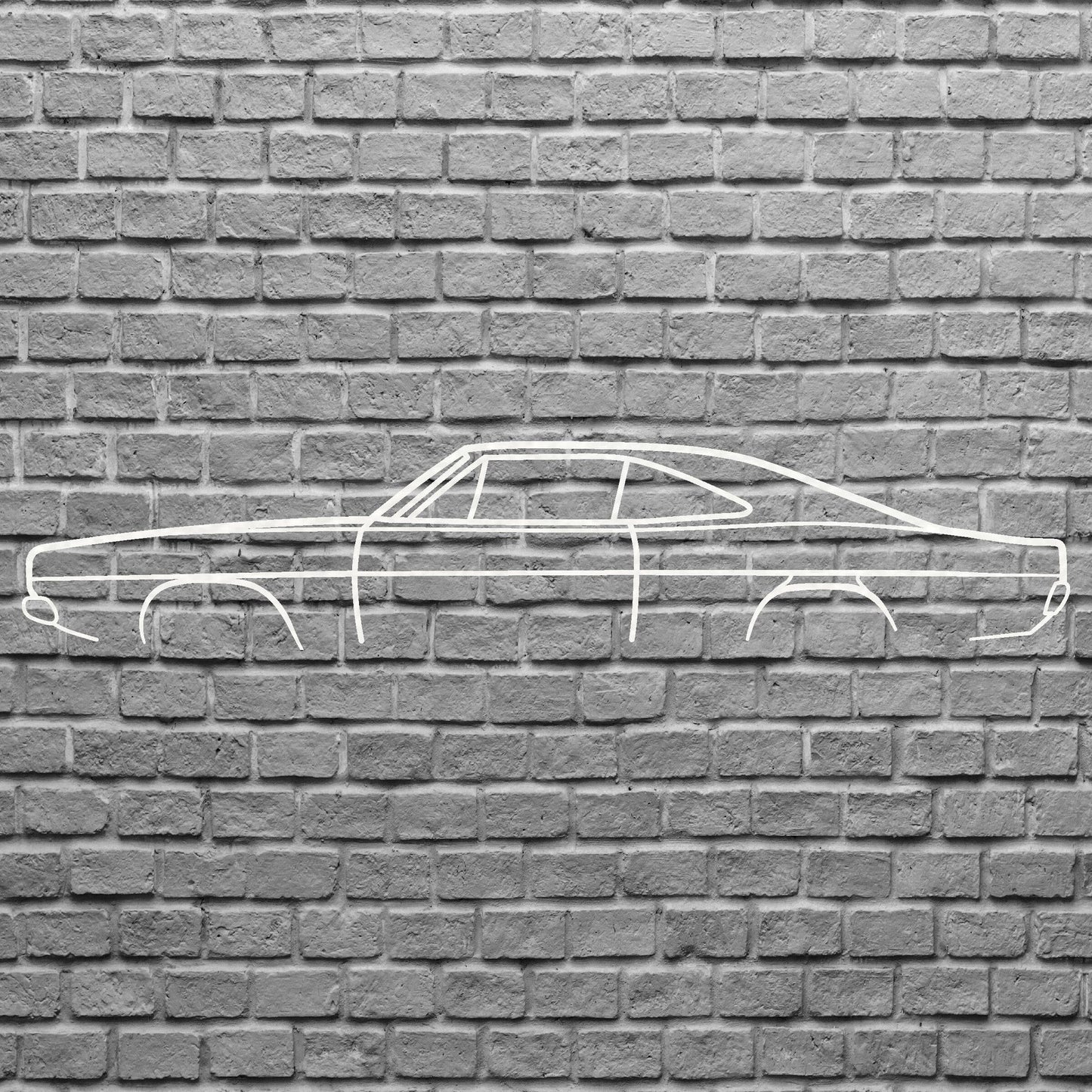 Metal Car Wall Art, Metal Car Sign Garage Decor, Laser Cut Wall Art For House Warming Gift