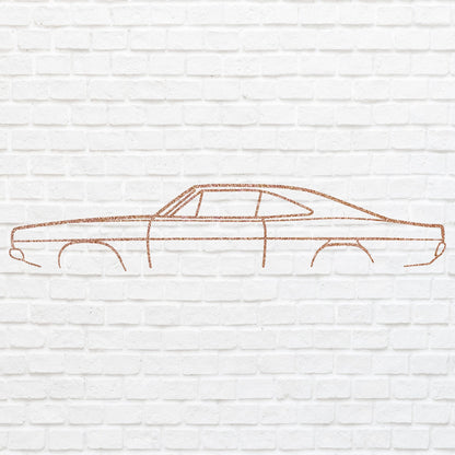 Metal Car Wall Art, Metal Car Sign Garage Decor, Laser Cut Wall Art For House Warming Gift