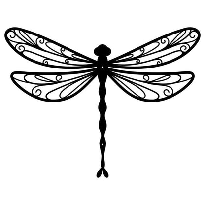 Dragonfly Metal Sign | Dragonfly Wall Art Insect Decor | Insect Wall Art Housewarming Gift | Metal Dragonfly Trendy Wall Art