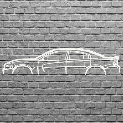 Metal Car Art, Geometric Wall Art, Metal Sign For Car Lover Room Decor, Metal Wall Art