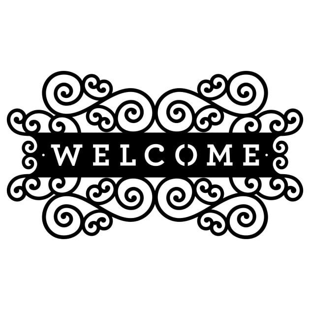 Welcome Sign Metal Art, Wedding Welcome Sign, Modern Wall Art, Metal Wall Art, Entryway Wall Decor, Welcome Home Sign, Housewarming Gift