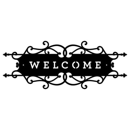 Welcome Laser Cut Wall Art, Wedding Welcome Sign, Modern Wall Art, Metal Wall Art, Front Door Decor, Party Decorations, Welcome Home Sign