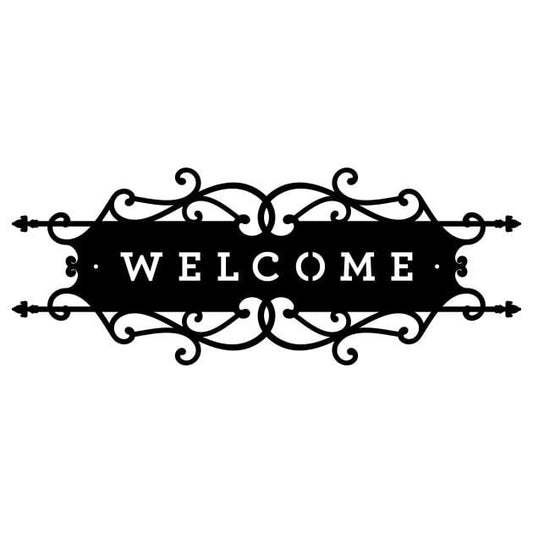 Welcome Laser Cut Wall Art, Wedding Welcome Sign, Modern Wall Art, Metal Wall Art, Front Door Decor, Party Decorations, Welcome Home Sign