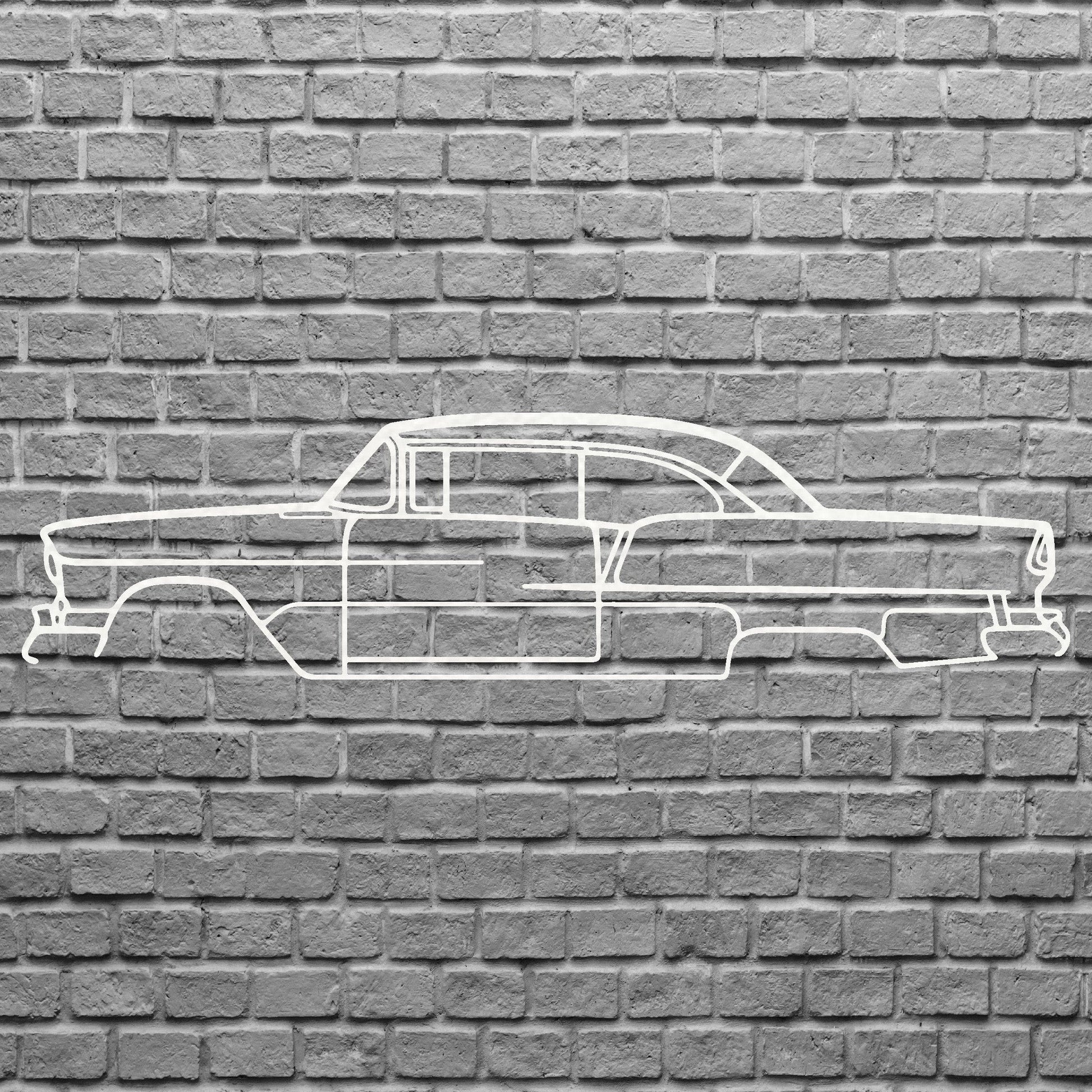 Metal Car Sign, Garage Wall Decor, Geometric Wall Art Gift For Mechanic and Car Lovers