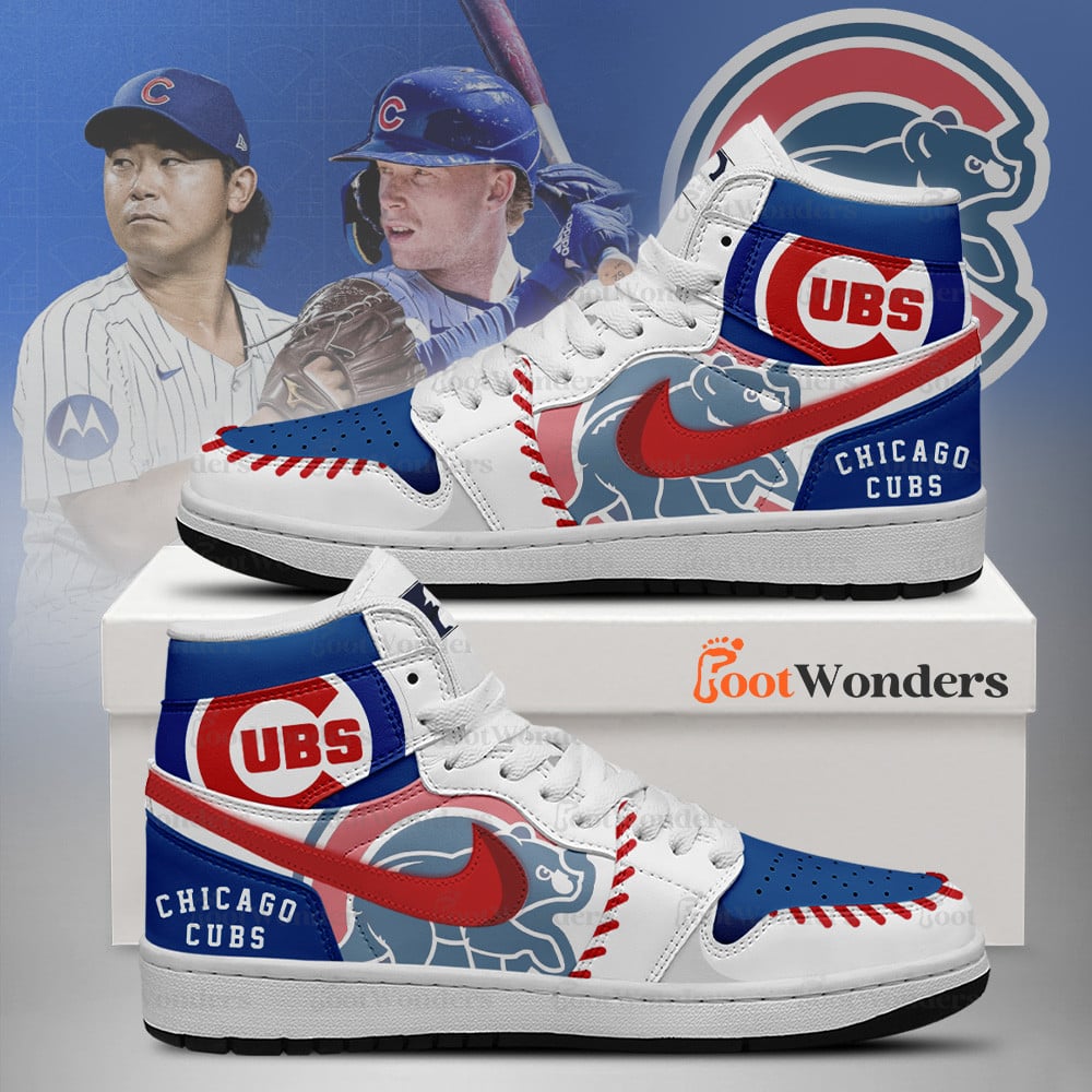 Chicago Cubs High Top Air JD1 Sneaker