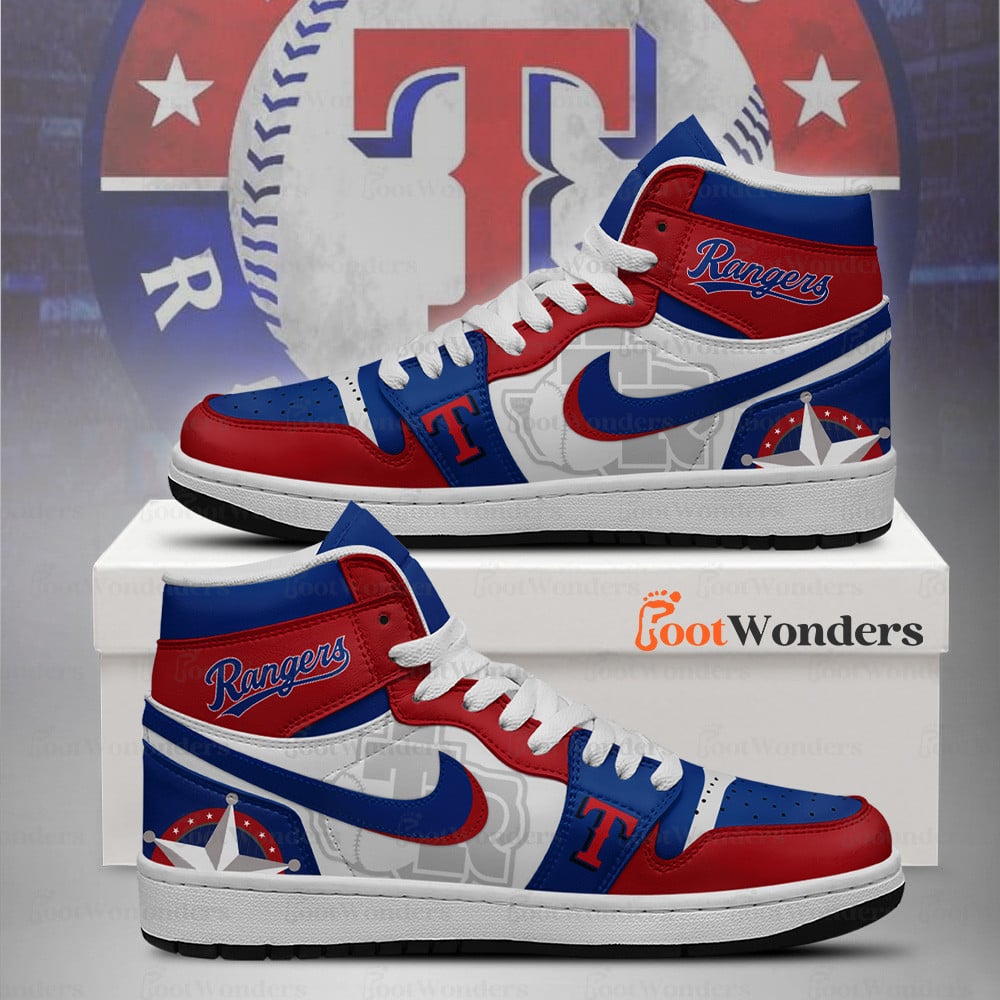 Texas Rangers High Top Air JD1 Sneaker