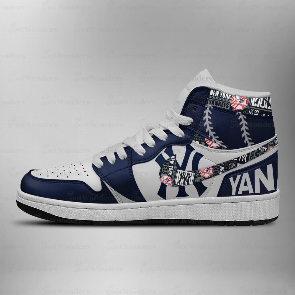 New York Yankees High Top Air JD1 Sneaker