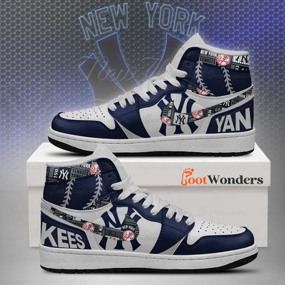 New York Yankees High Top Air JD1 Sneaker