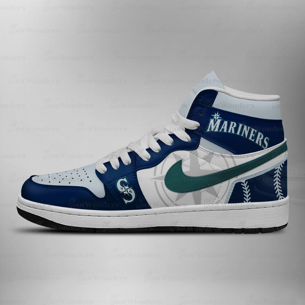 Seattle Mariners High Top Air JD1 Sneaker