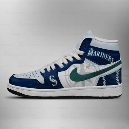 Seattle Mariners High Top Air JD1 Sneaker