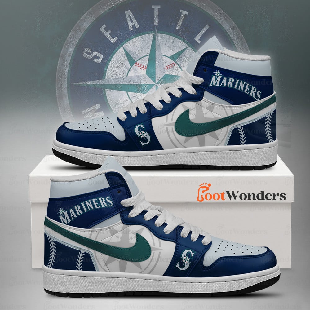 Seattle Mariners High Top Air JD1 Sneaker