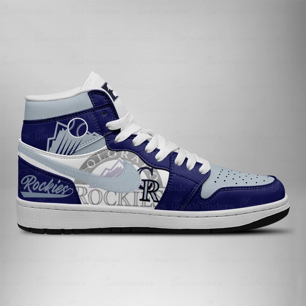 Colorado Rockies High Top Air JD1 Sneaker