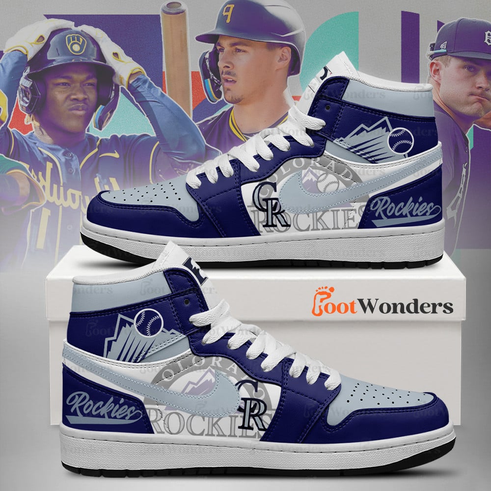 Colorado Rockies High Top Air JD1 Sneaker