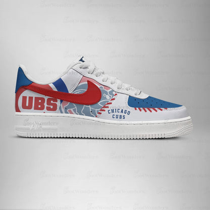 Chicago Cubs Low Top Air AF1 Sneaker
