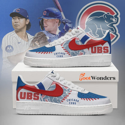 Chicago Cubs Low Top Air AF1 Sneaker