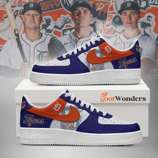 Detroit Tigers Low Top Air AF1 Sneaker
