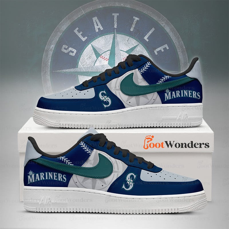Seattle Mariners Low Top Air AF1 Sneaker
