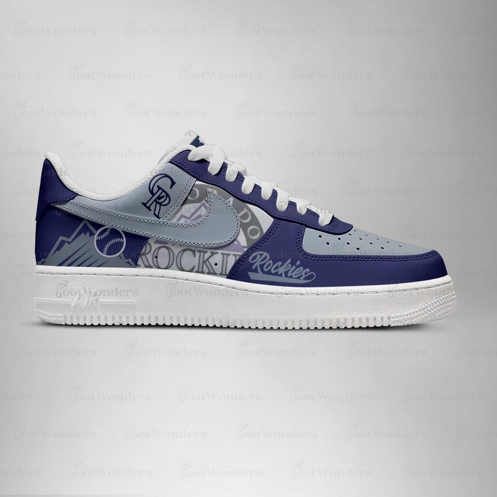 Colorado Rockies Low Top Air AF1 Sneaker