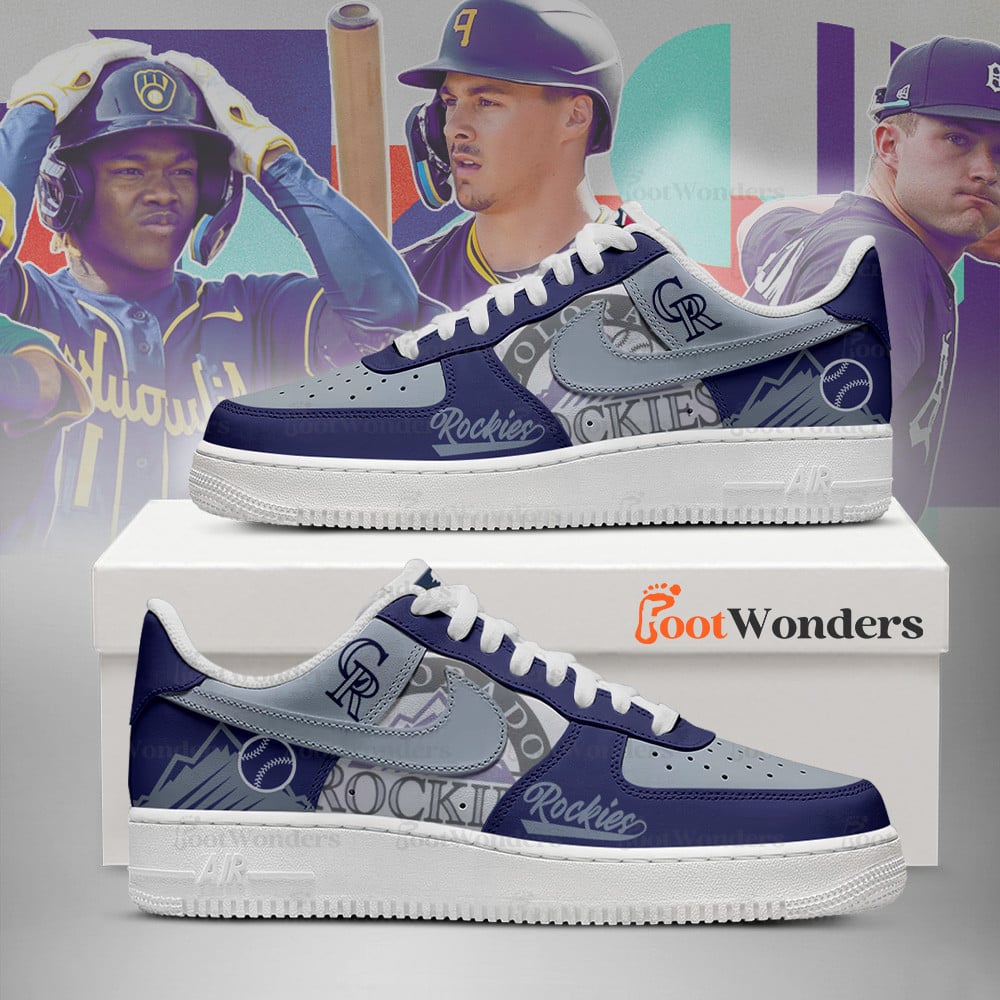 Colorado Rockies Low Top Air AF1 Sneaker