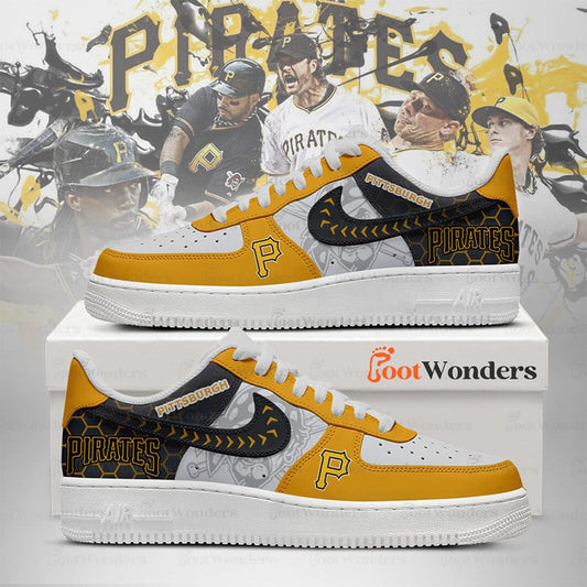 Pittsburgh Pirates Low Top Air AF1 Sneaker
