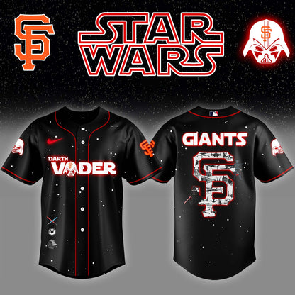 San Francisco Giants x Stars Wars Darth Vader Night Baseball Jersey Editions Limited v2