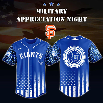 _San Francisco Giants MLB x Air Force Military Appreciation Night Jersey Editions Limited 2025 V4