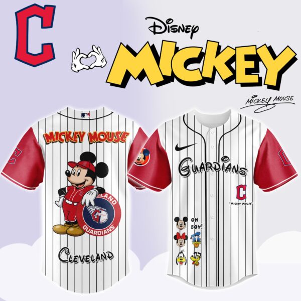 Cleveland Guardians x Mickey Mouse Game Night Special Edition Jersey