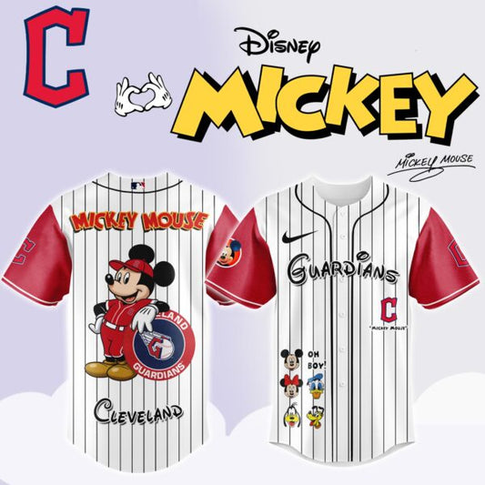 Cleveland Guardians x Mickey Mouse Game Night Special Edition Jersey