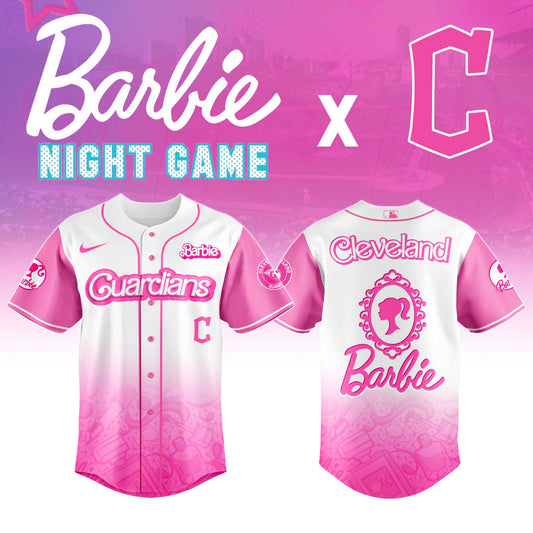 .    Cleveland    Guardians MLB x Barbie Night Game Limited Edition Jersey 2025