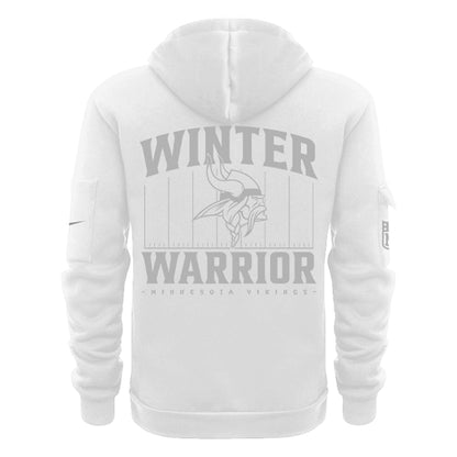 Premium Minnesota Vikings Merch - Minnesota Vikings Football Winter Warrior Limited Edition New Hoodie 2025 - Gear Up For Game Day