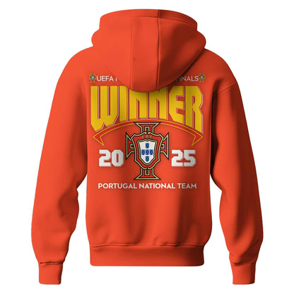 Portugal UEFA Nations League 2025 Champions Hoodie