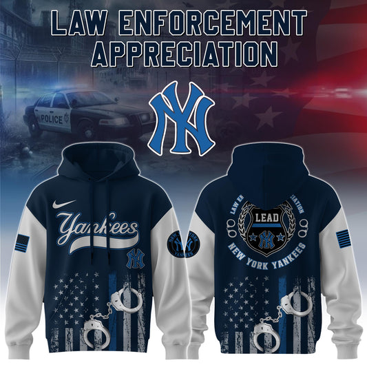 .   New York Yankees MLB x Law Enforcement Appreciation Day Hoodie Limited
