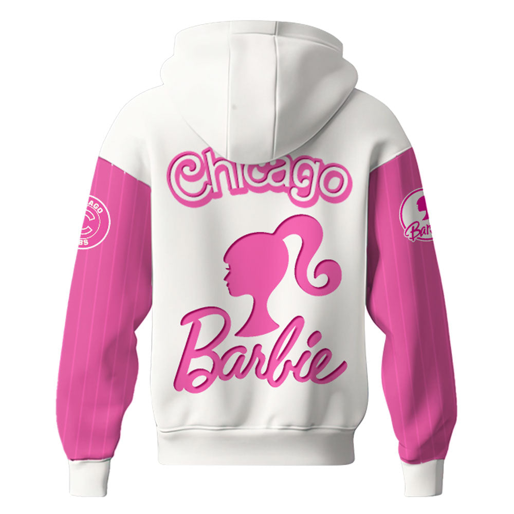 .    Chicago Cubs MLB x Barbie Night Game Limited Edition Hoodie 2025