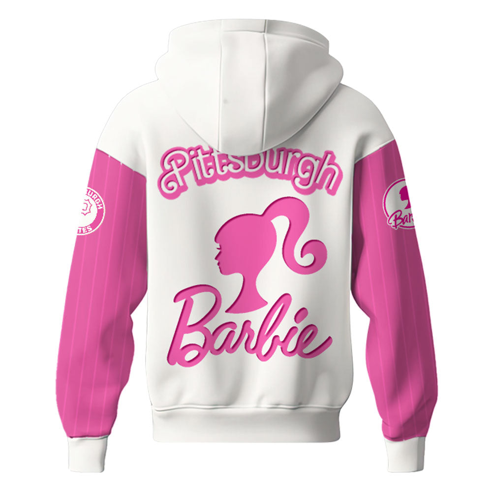 .    Pittsburgh Pirates MLB x Barbie Night Game Limited Edition Hoodie 2025