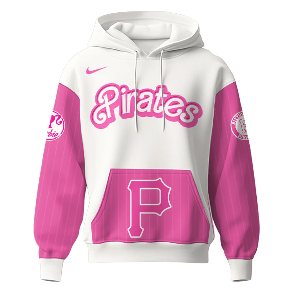 .    Pittsburgh Pirates MLB x Barbie Night Game Limited Edition Hoodie 2025