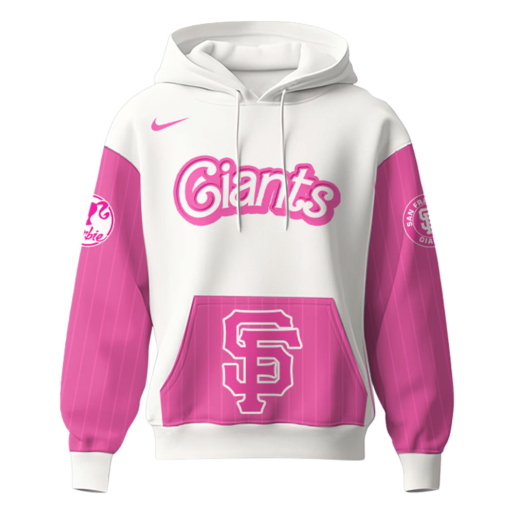 .    San Francisco Giants MLB x Barbie Night Game Limited Edition Hoodie 2025
