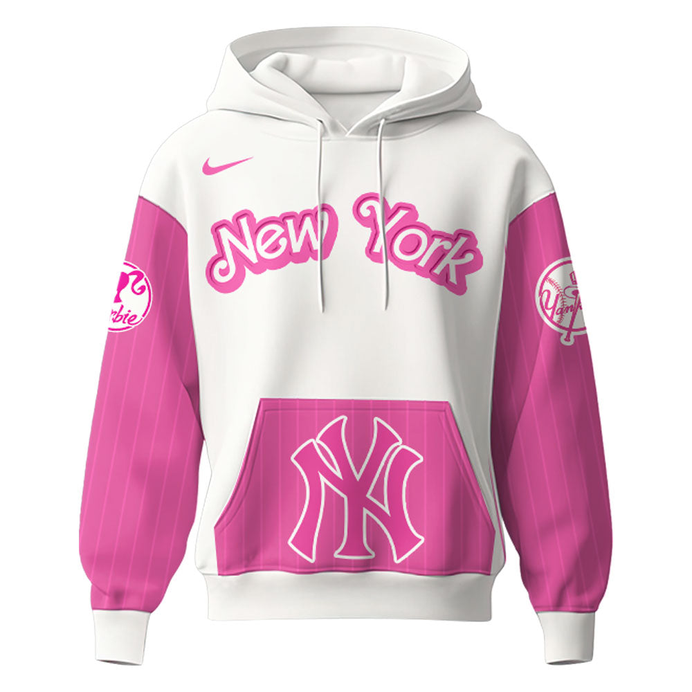 .    New York Yankees MLB x Barbie Night Game Limited Edition Hoodie 2025