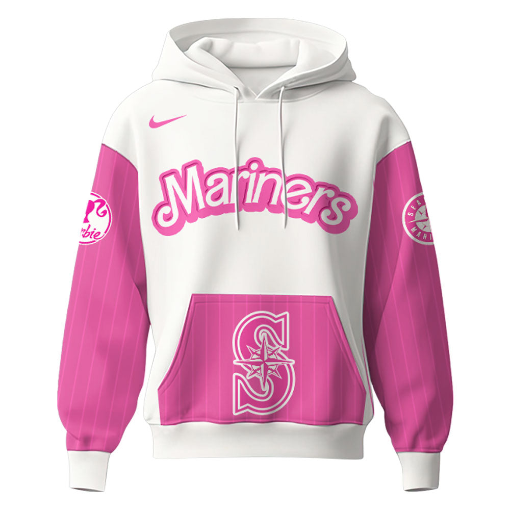 .    Seattle Mariners MLB x Barbie Night Game Limited Edition Hoodie 2025