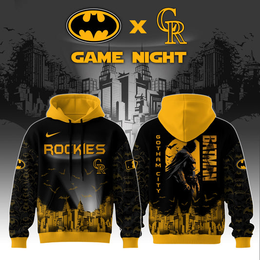 Colorado Rockies x DC Batman Game Night Special Edition Hoodie