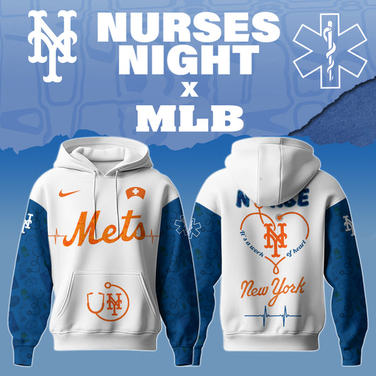 New York Mets Nurses Game Night Special Edition Hoodie
