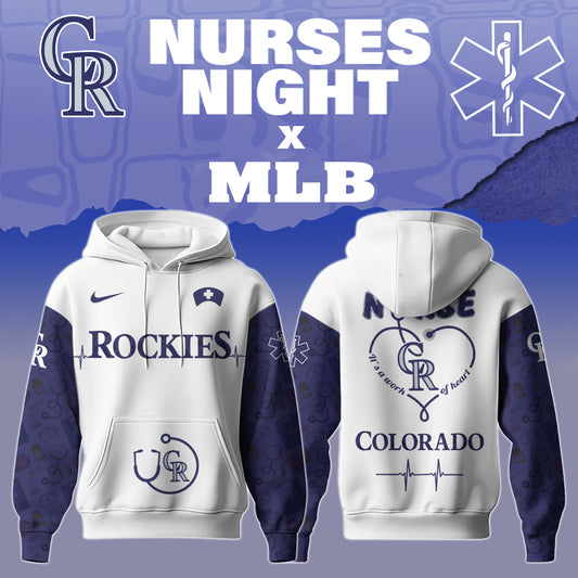 Colorado Rockies Nurses Game Night Special Edition Hoodie