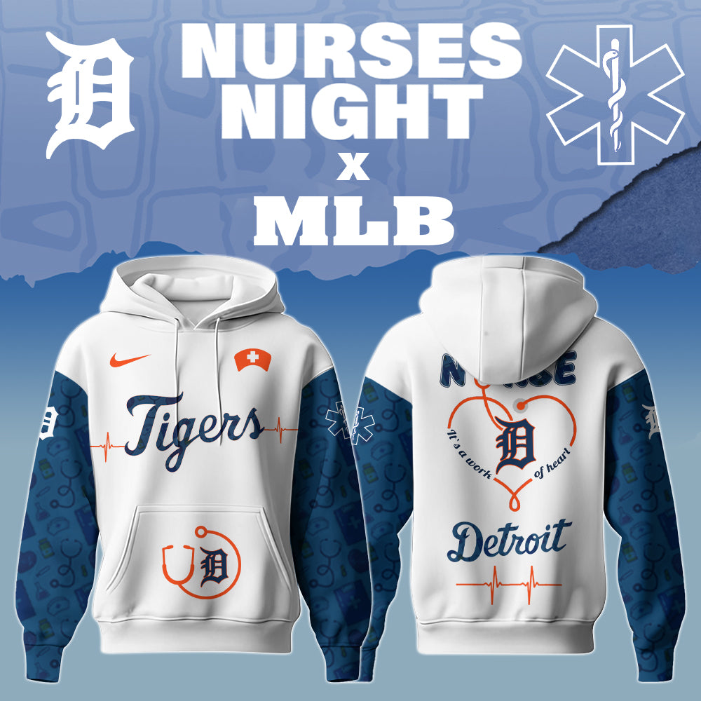 Detroit Tigers Nurses Game Night Special Edition Hoodie