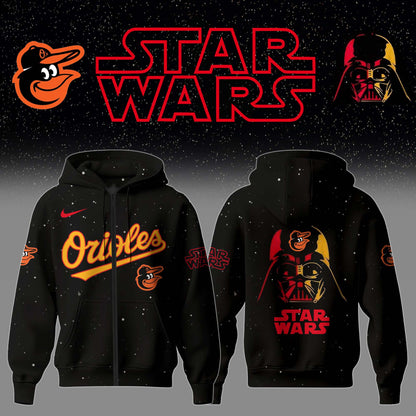 .Baltimore Orioles x Stars Wars Night Hoodie Editions Limited