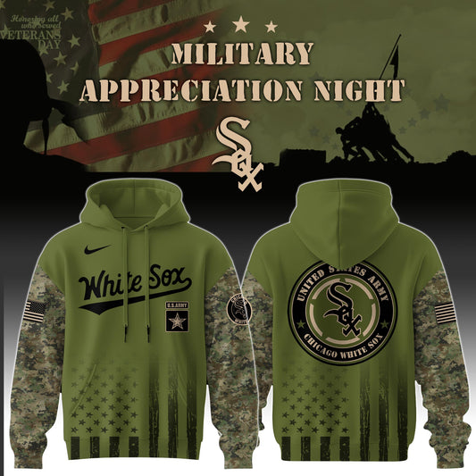 _Chicago White Sox x MLB x Army Military Appreciation Night Hoodie Editions Limited
