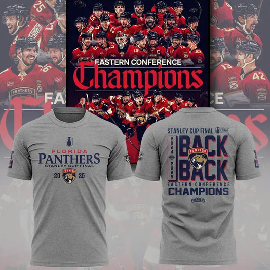 Special Edition Florida Panthers Eastern Conference Champions T-Shirt 2025