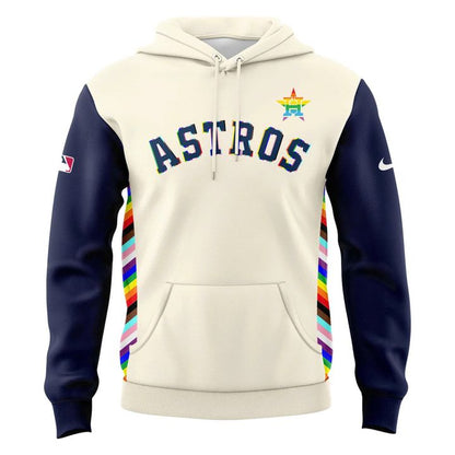 Special New Pride 25 Astros Logo Hoodie