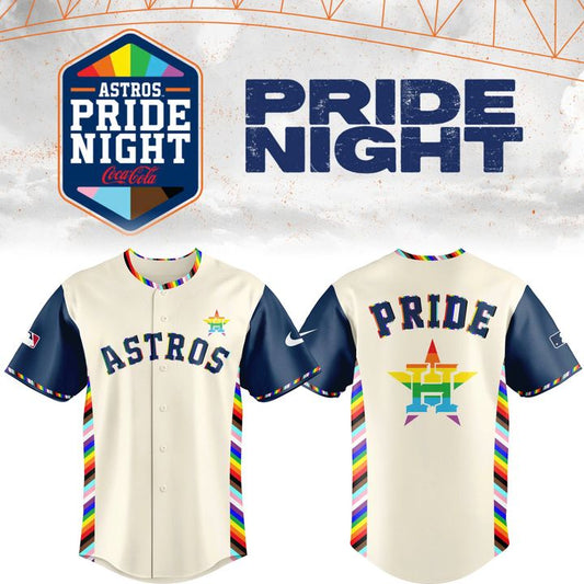 Special New Pride Astros Logo Jersey