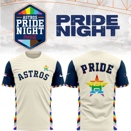 Special New Pride Astros Logo Tshirt