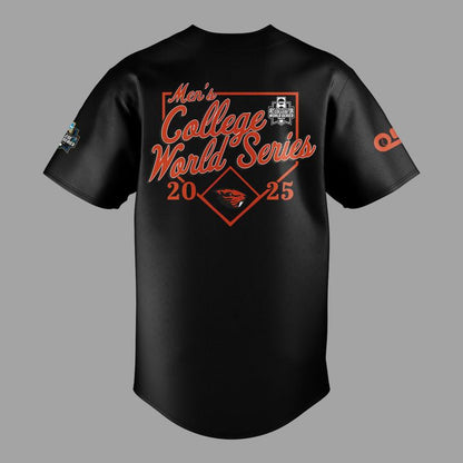 Special New OSU Baseball Men's College World Series Black Jersey