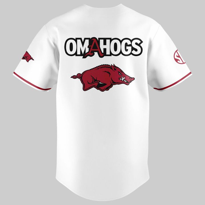 Special New Men's College World Series Omahogs Baseball Jersey